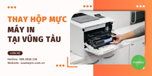Thay hộp mực máy in