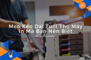 Mẹo Kéo Dài Tuổi Thọ Máy In Mà Bạn Nên Biết
